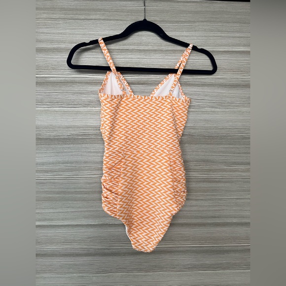 Nicholas Swim One Piece Orange/White XS (NWOT) - Picture 9 of 11